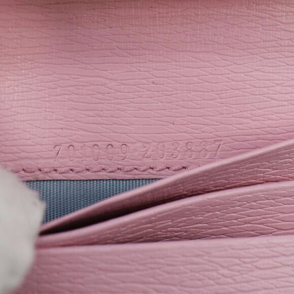 Gucci Bananya Print Leather Card Case Holder Pink 701009 - Picture 11 of 11